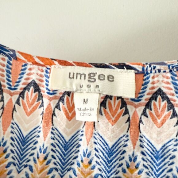 Umgee | Boho Multicolor Tunic Top Size M - Picture 2 of 5